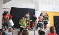 Performance Teatro Trono from Bolivia in Berlin 2